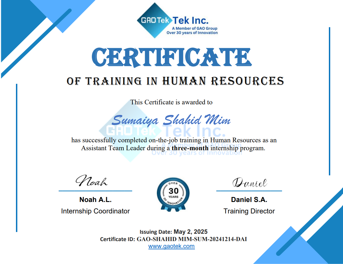 achievement human resources